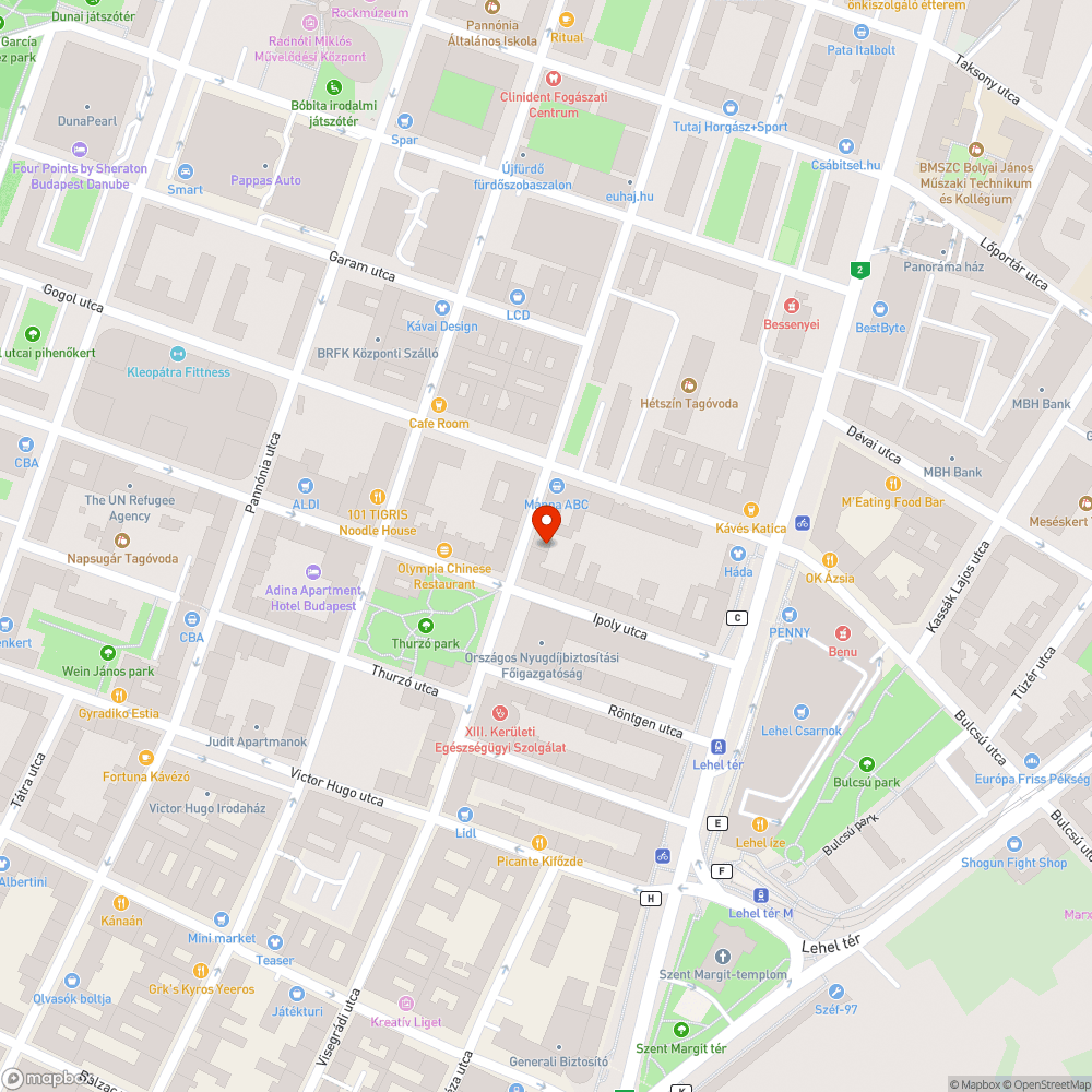 Halott galamb bejelentés helye