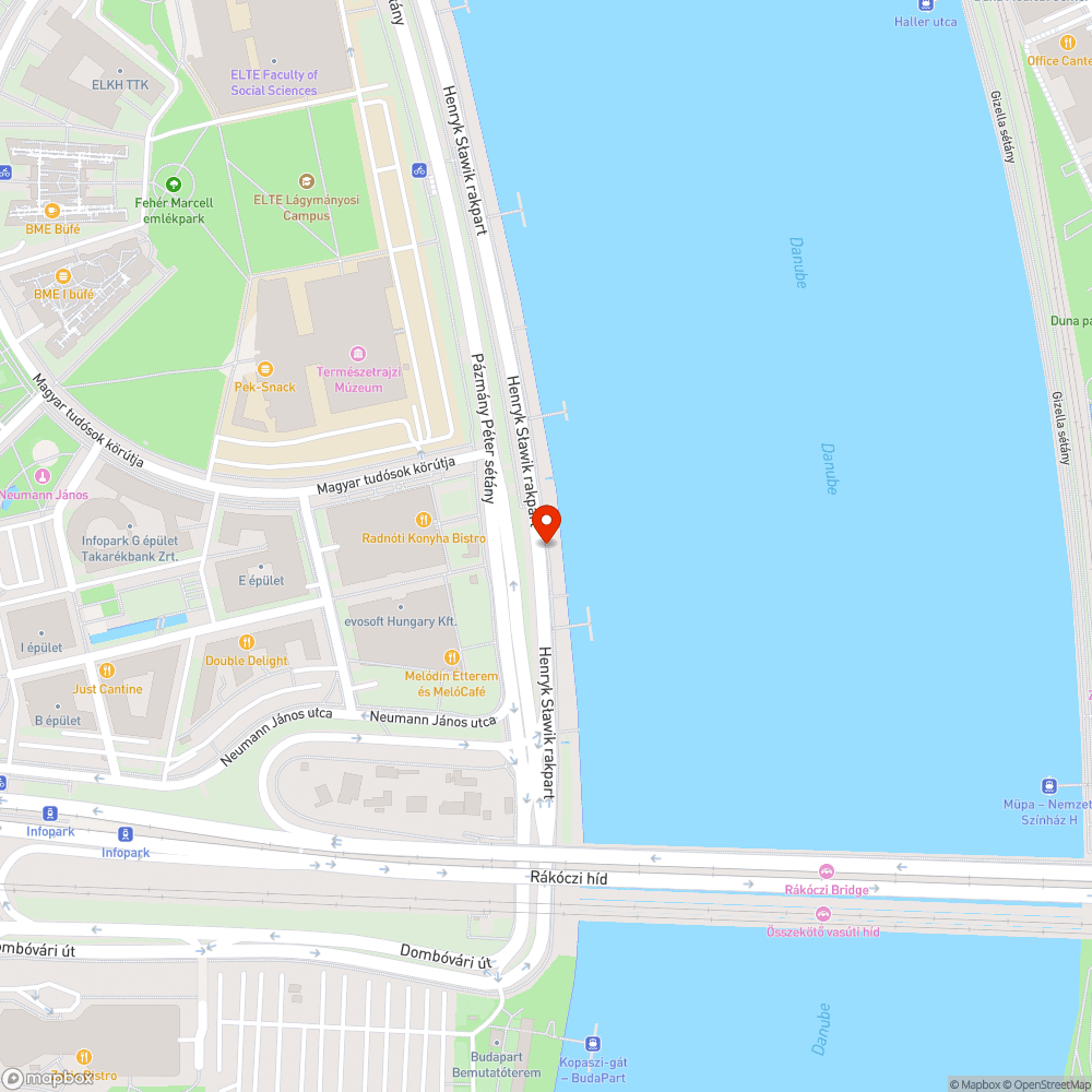 Graffiti a budai alsó rakparton bejelentés helye