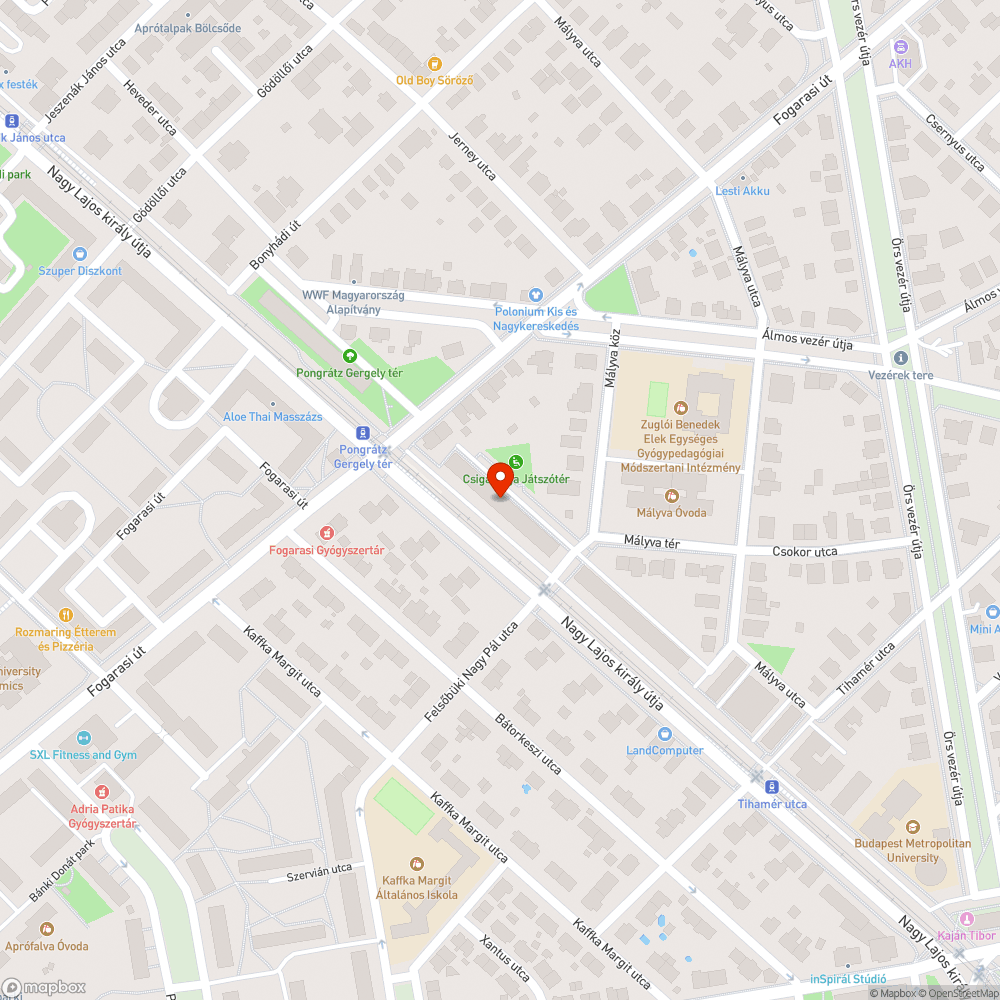 Zöldhulladék - Nagy Lajos bejelentés helye