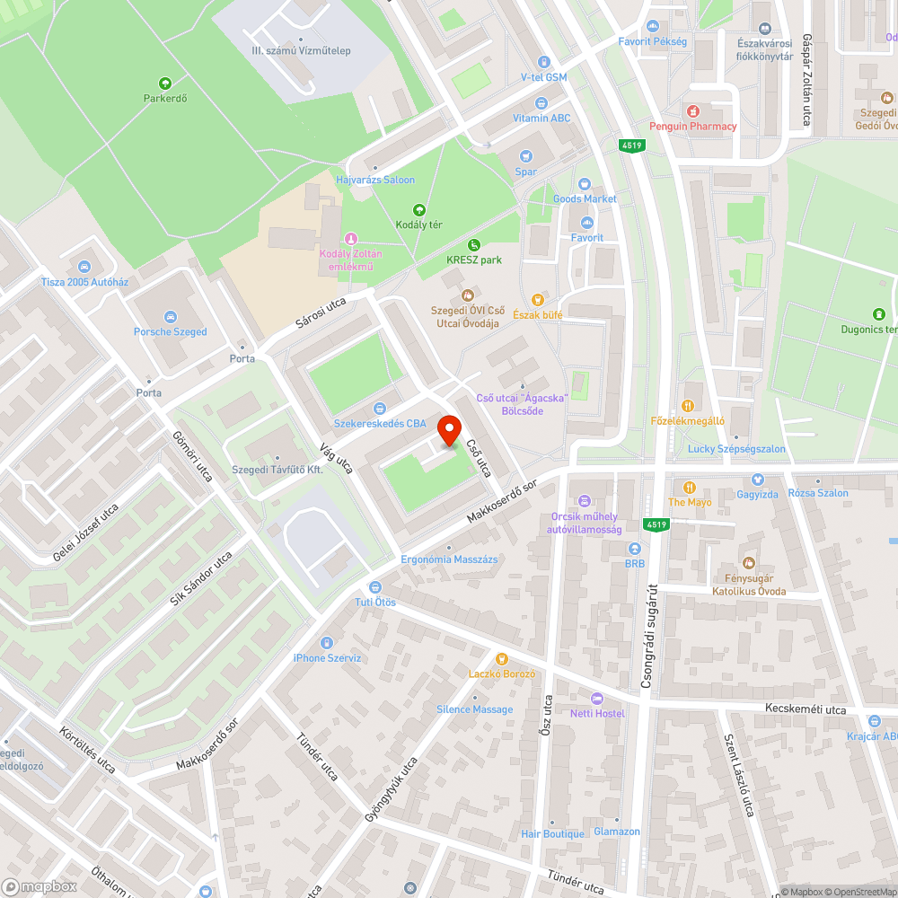 Elhagyott Skoda bejelentés helye