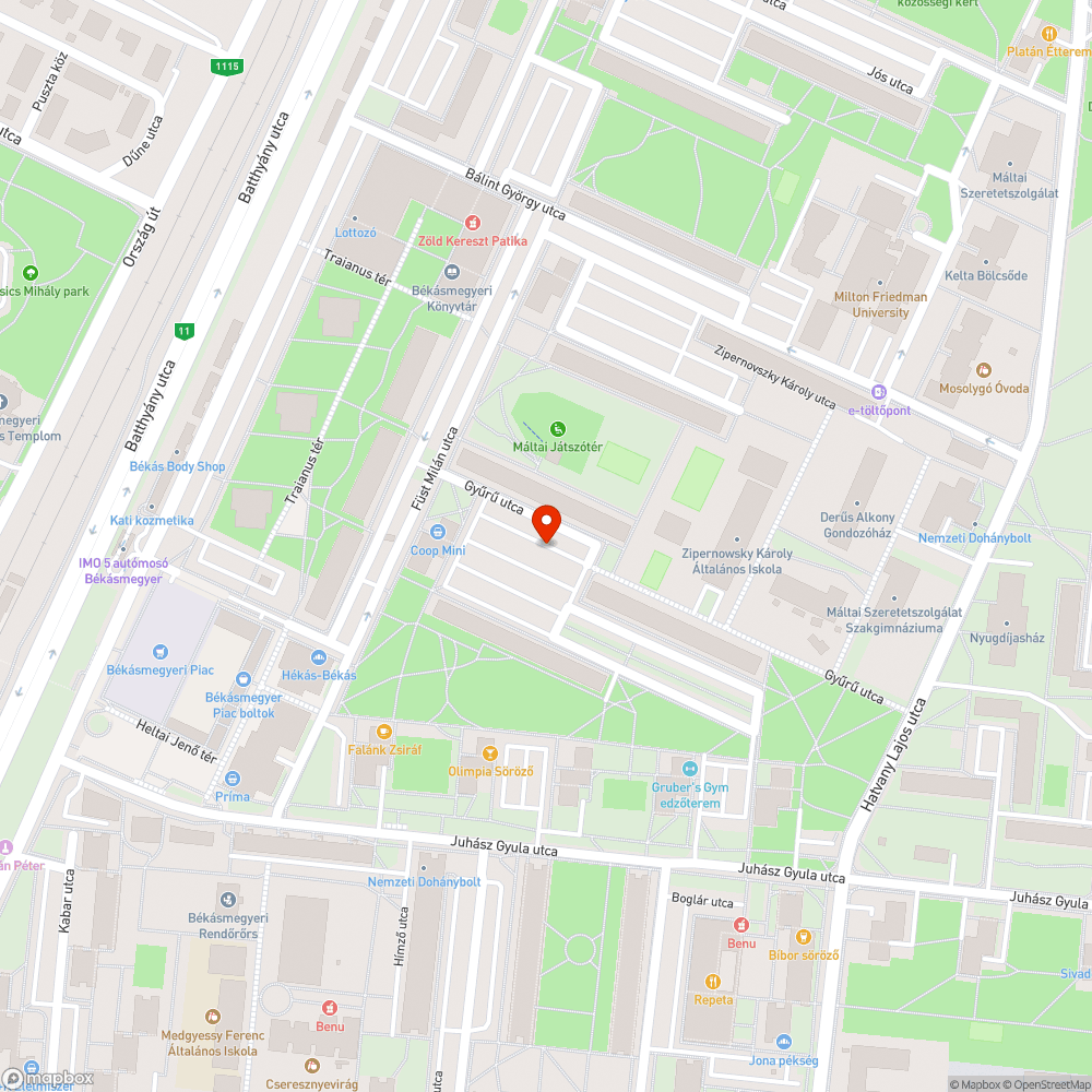 Gyanús jármű bejelentés helye