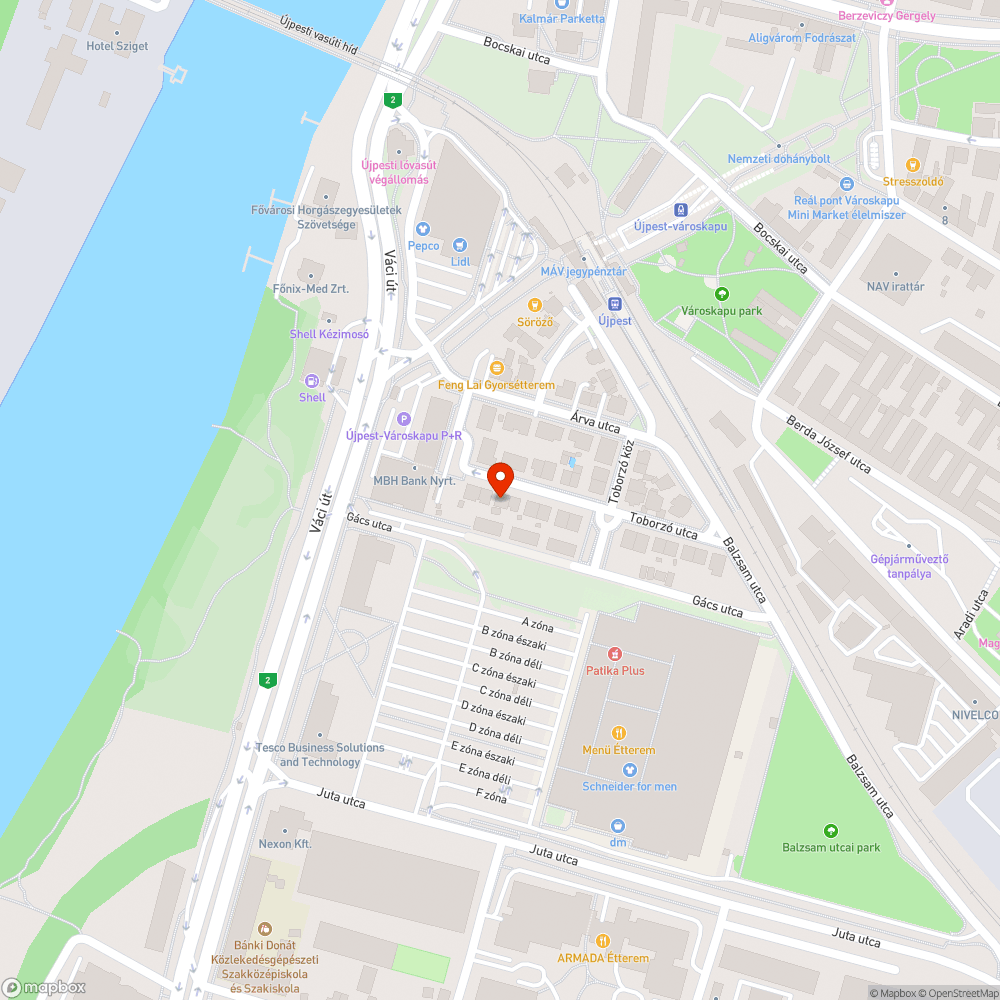 Kiszáradt fa bejelentés helye