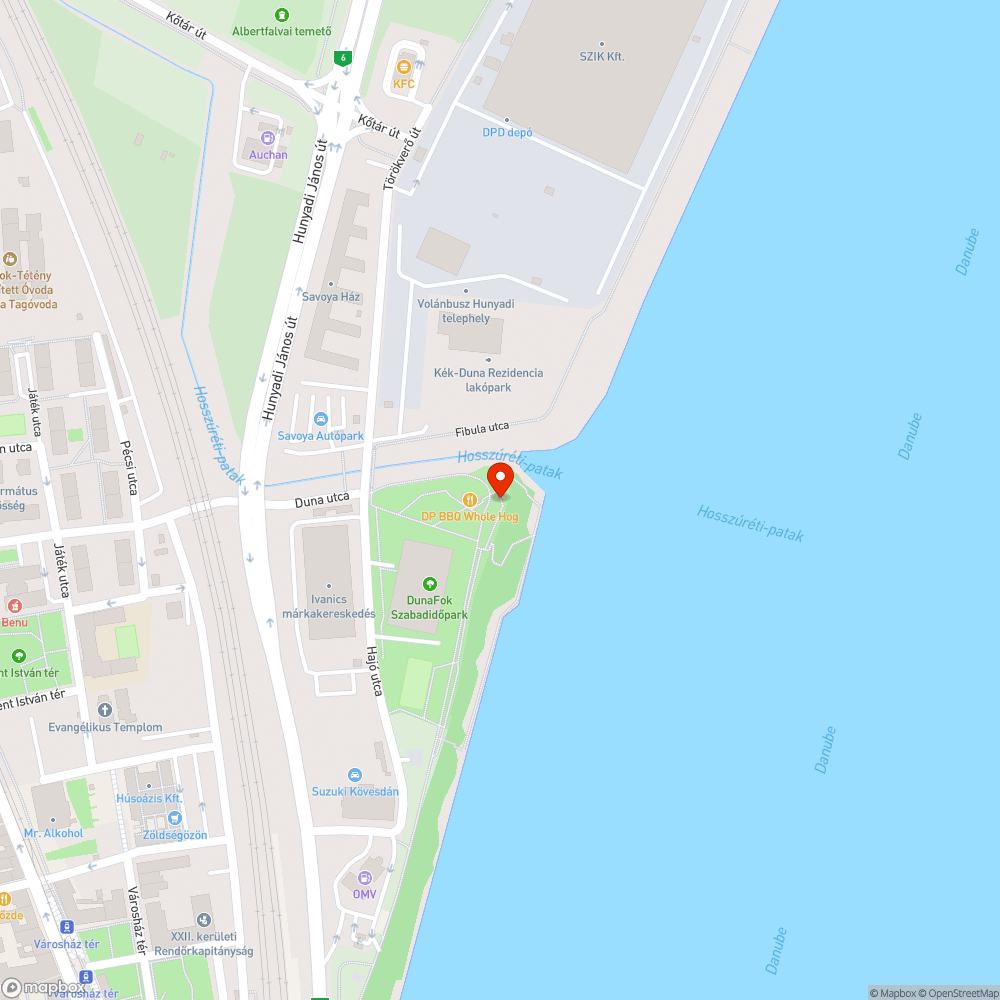 Bálványfák bejelentés helye