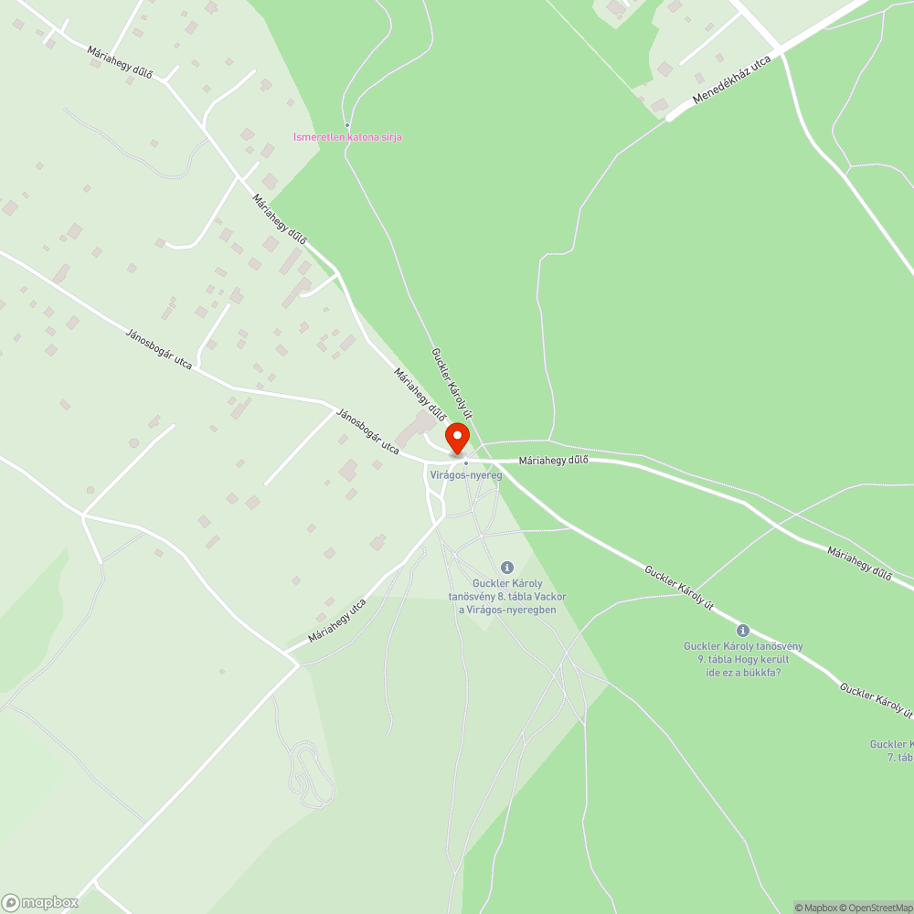 Elhagyott jármű a virágos nyeregben bejelentés helye