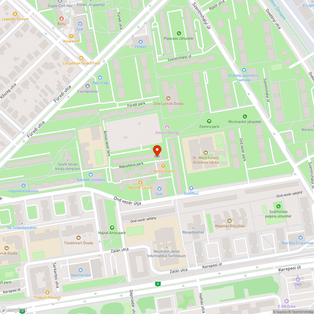 Járdán, nem megfelelő, rendszeres parkolás bejelentés helye