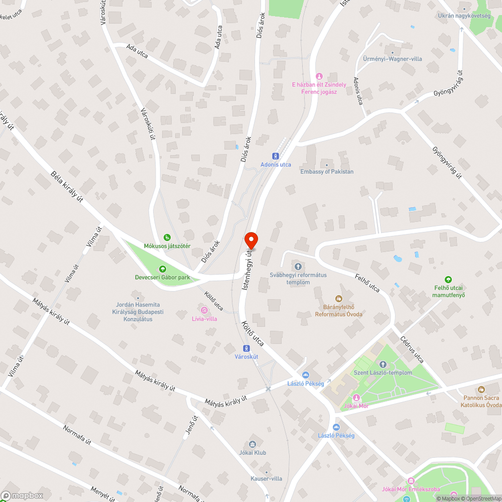 Tükör a kanyarban bejelentés helye