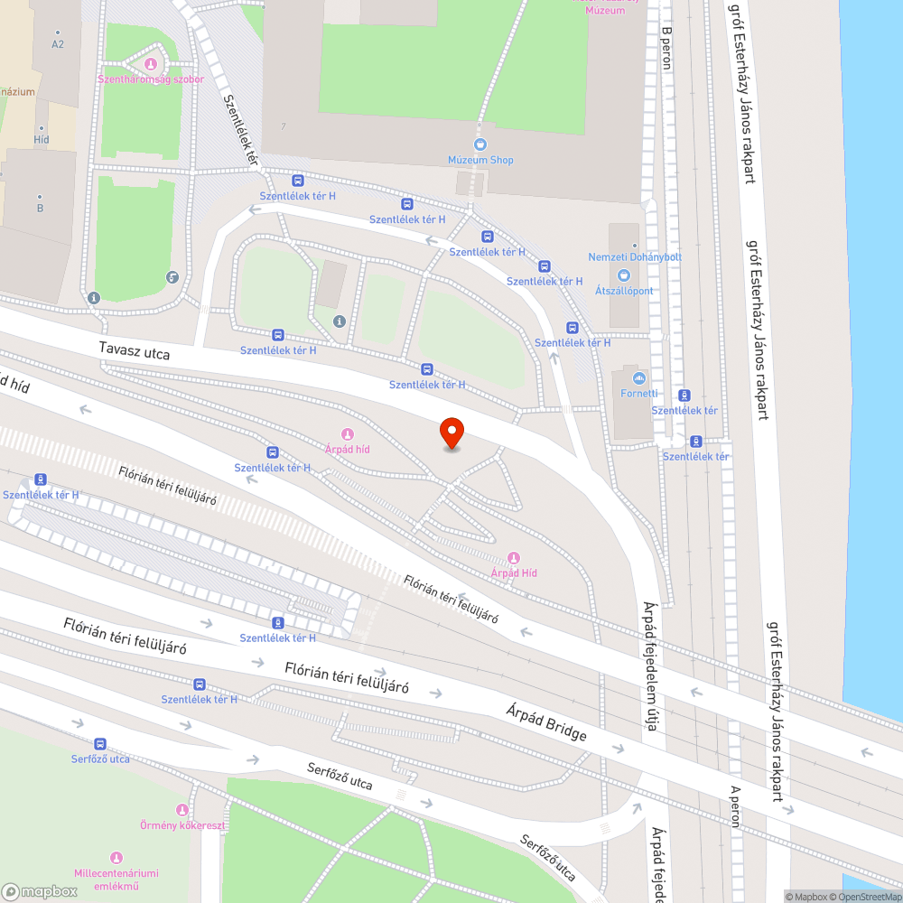 Rongált, kopott korlát bejelentés helye