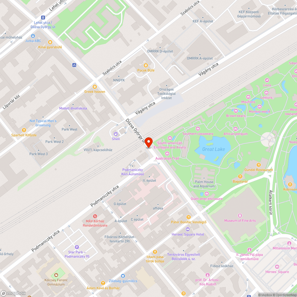 Szétdobált szemét bejelentés helye