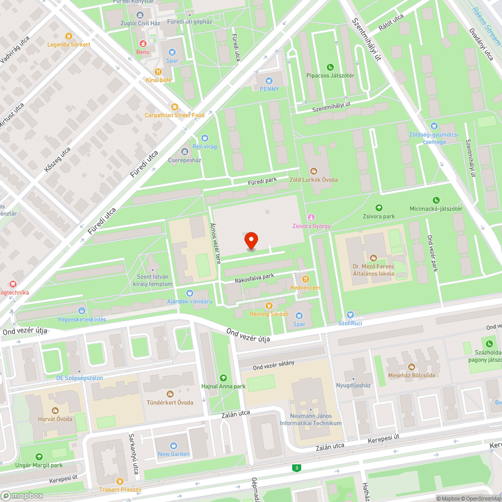 Szemét bejelentés helye