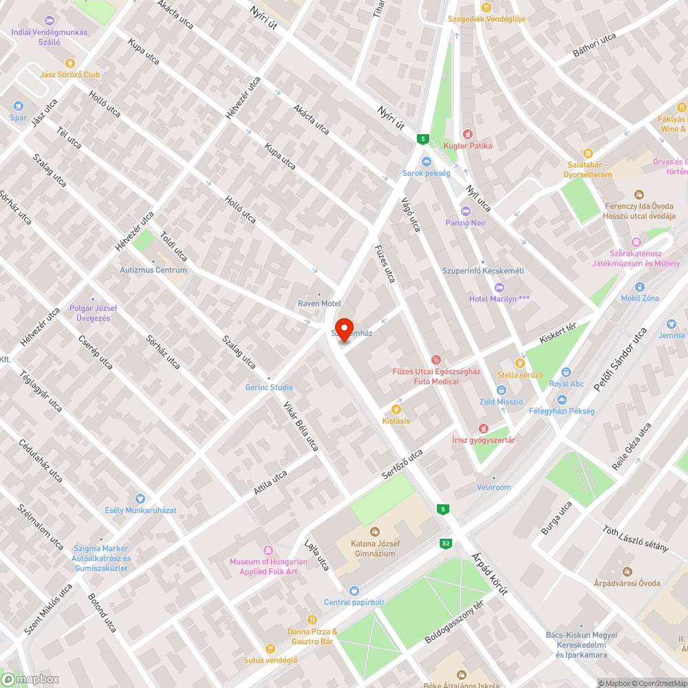 Elforgatott behajtani tilos tábla bejelentés helye