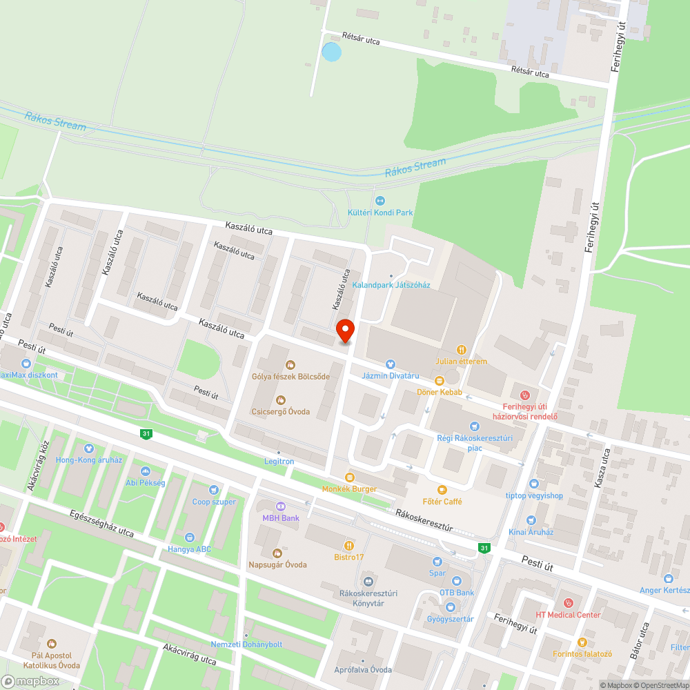 Járdánál benőtt bokor bejelentés helye