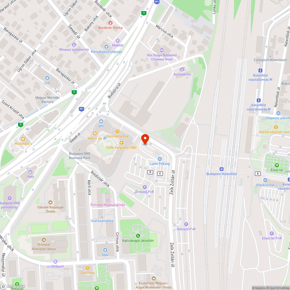 Kelenföld "E" kijárat parkolás a járdán bejelentés helye