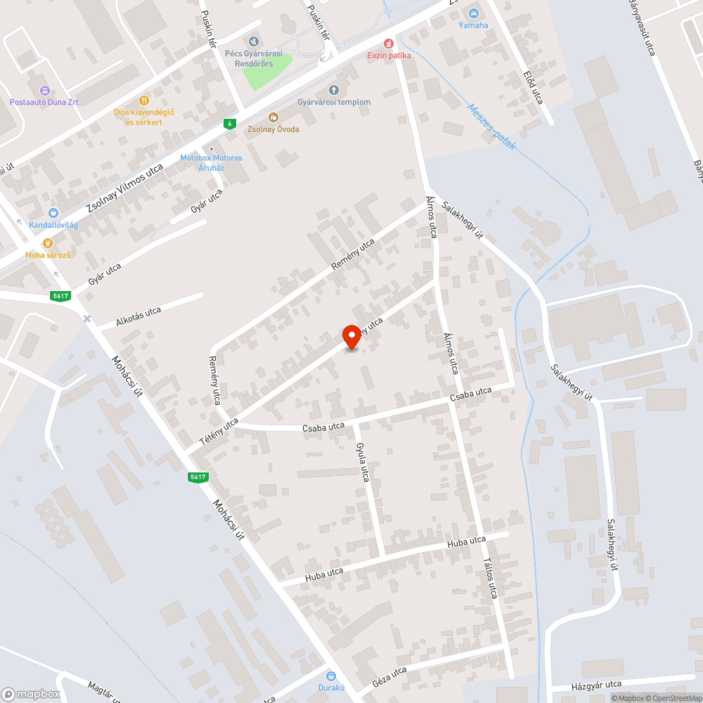 Csattogó csatornafedél bejelentés helye