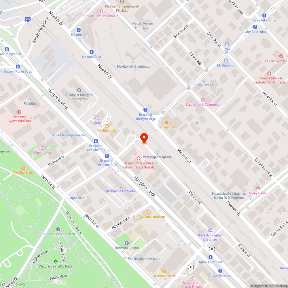 Elhagyott jármű bejelentés helye