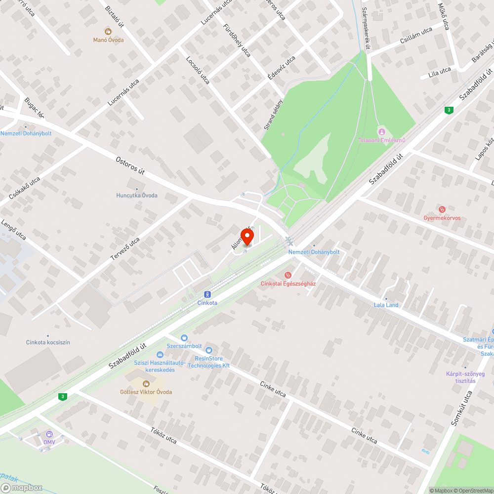 Eltömődött csatornarács a buszvégállomáson bejelentés helye