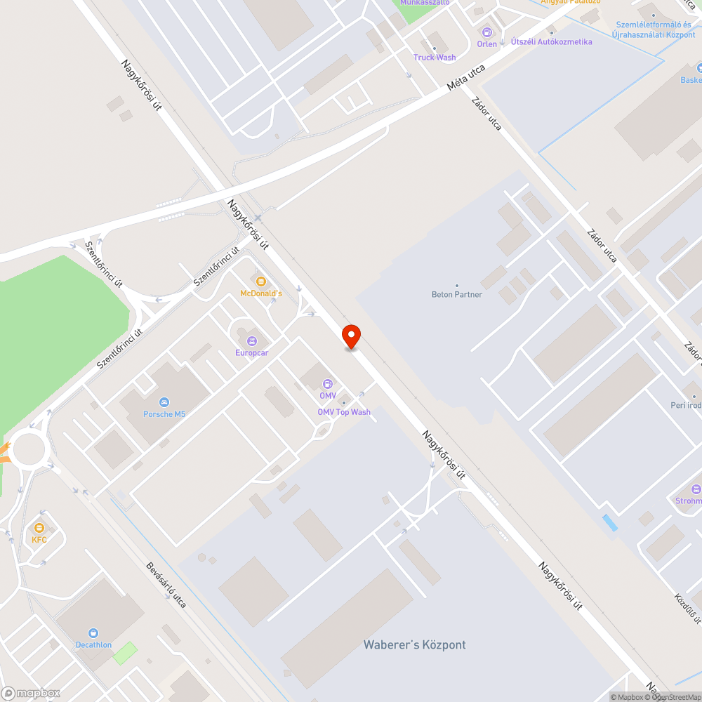 Elhagyott balesetet szenvedett autó bejelentés helye