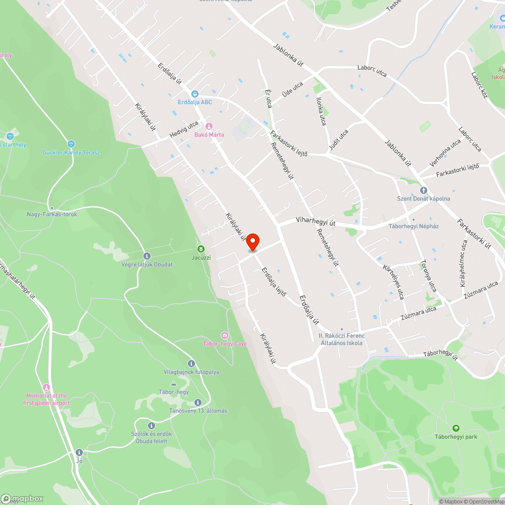 Leszakadt tábla bejelentés helye