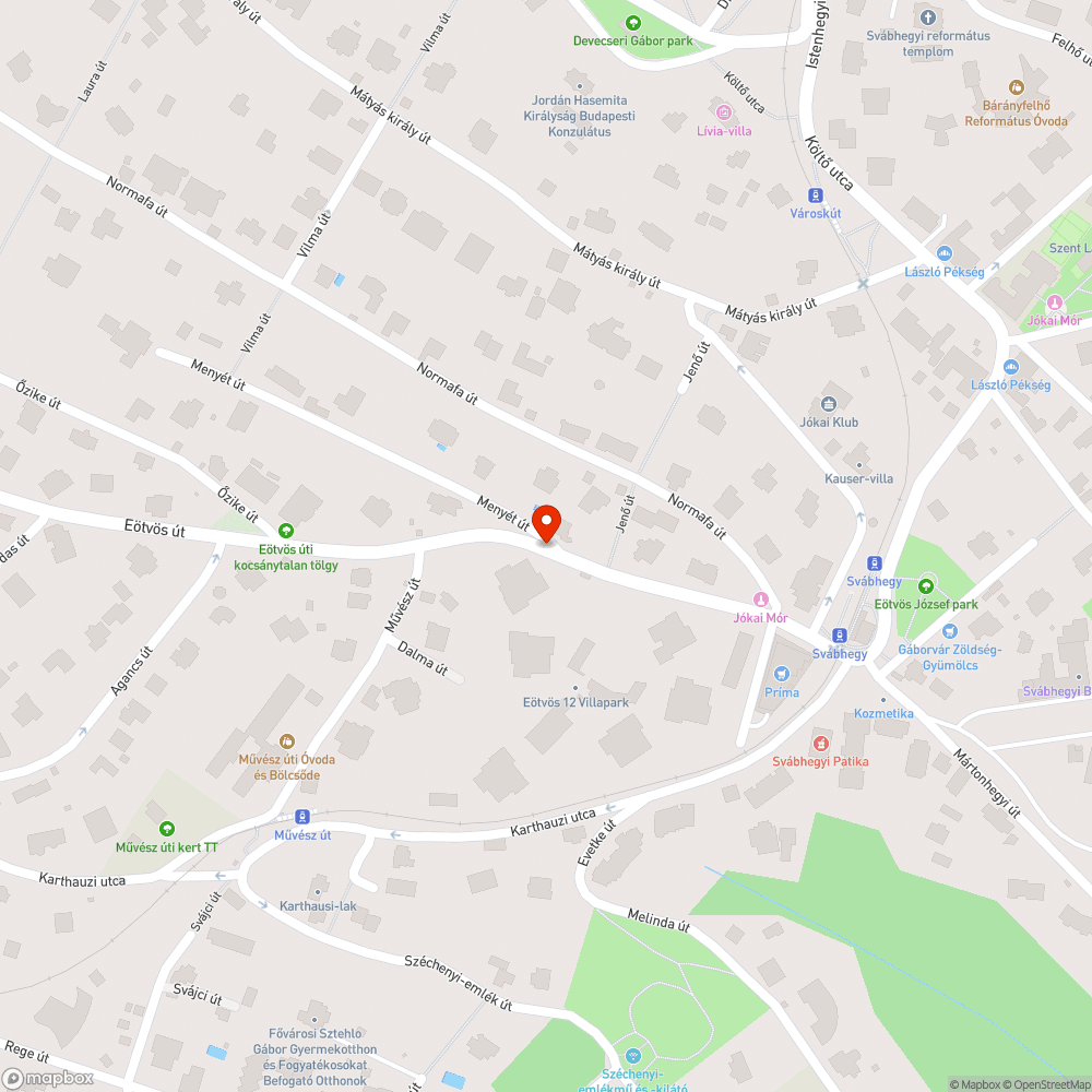 Kopott, téves utcatábla bejelentés helye