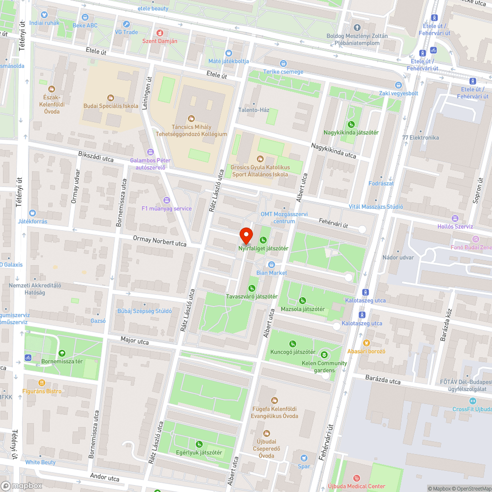 Nem világító utcai lámpa bejelentés helye