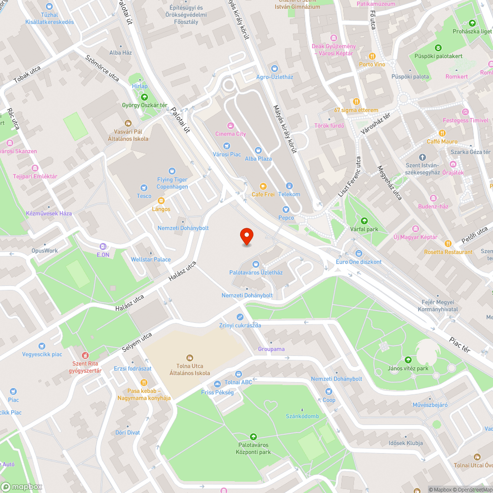 Elhagyott autó bejelentés helye