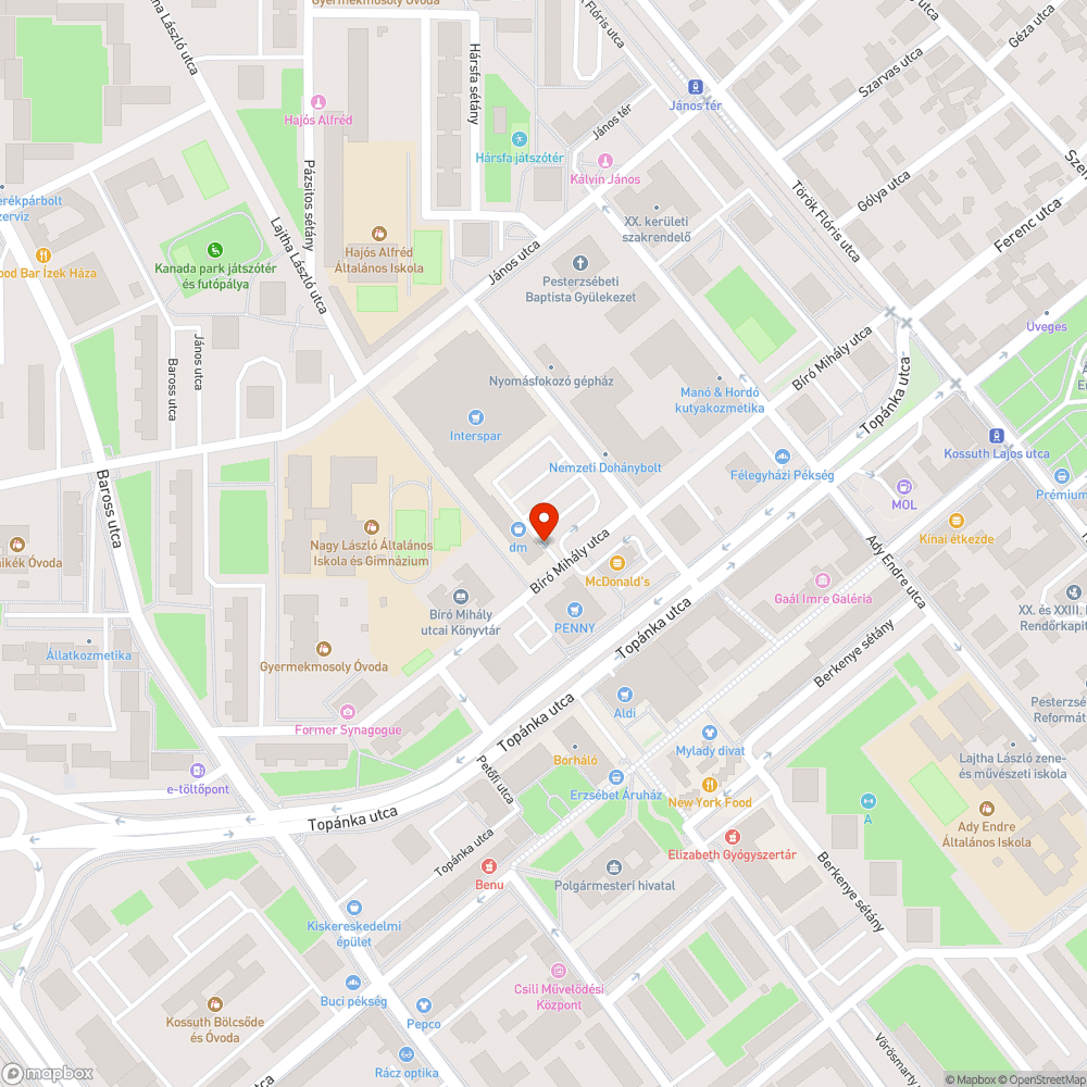 Szemét és zöldhulladék az Intersparnál bejelentés helye