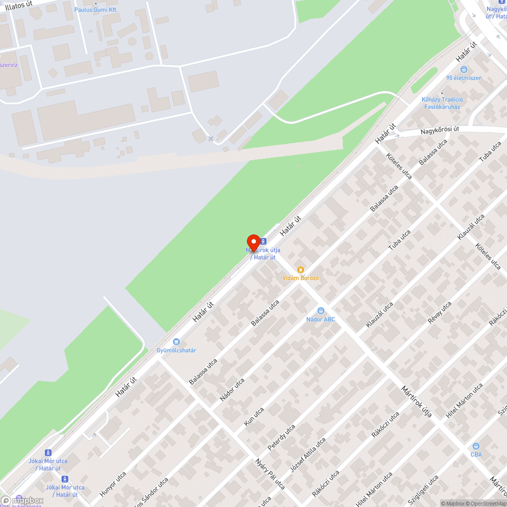 Eldugult víznyelő bejelentés helye