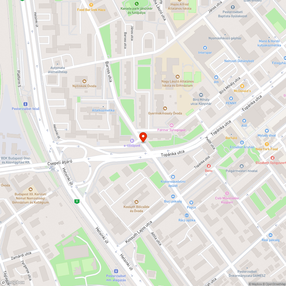 Lekopott kerékpárútjelzés bejelentés helye