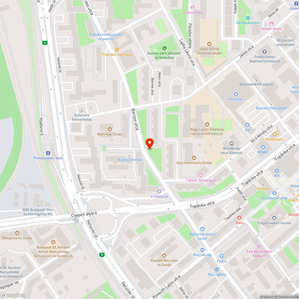 Lerohadt "BDK-megoldás" bejelentés helye