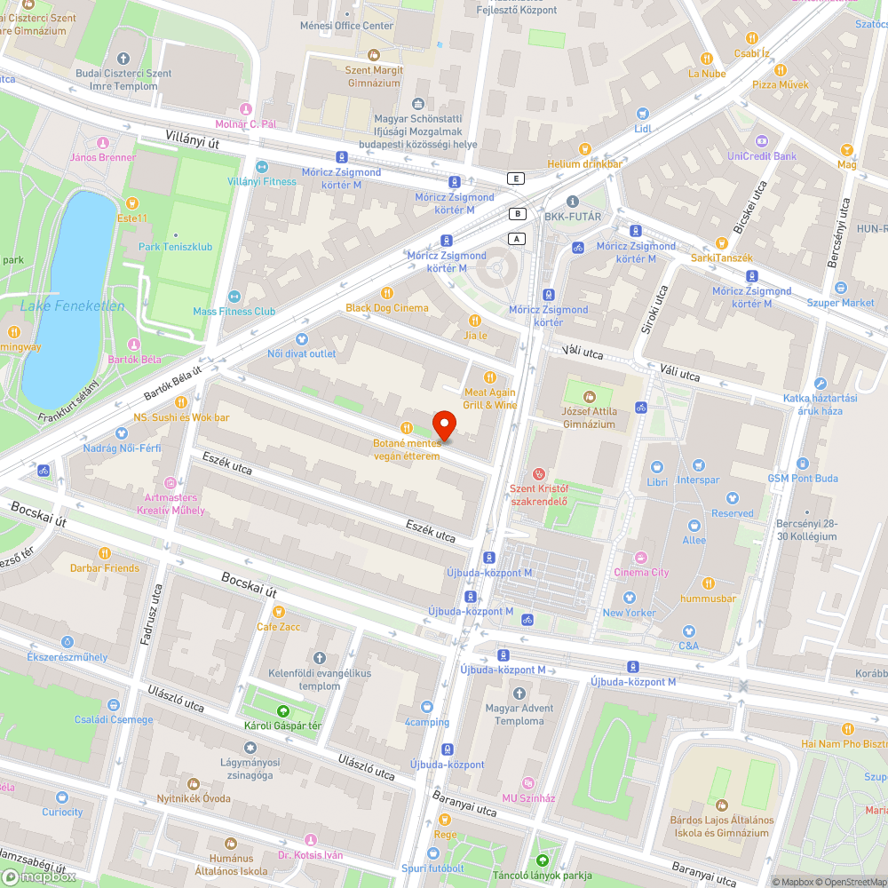 Szemetes zöldterület bejelentés helye