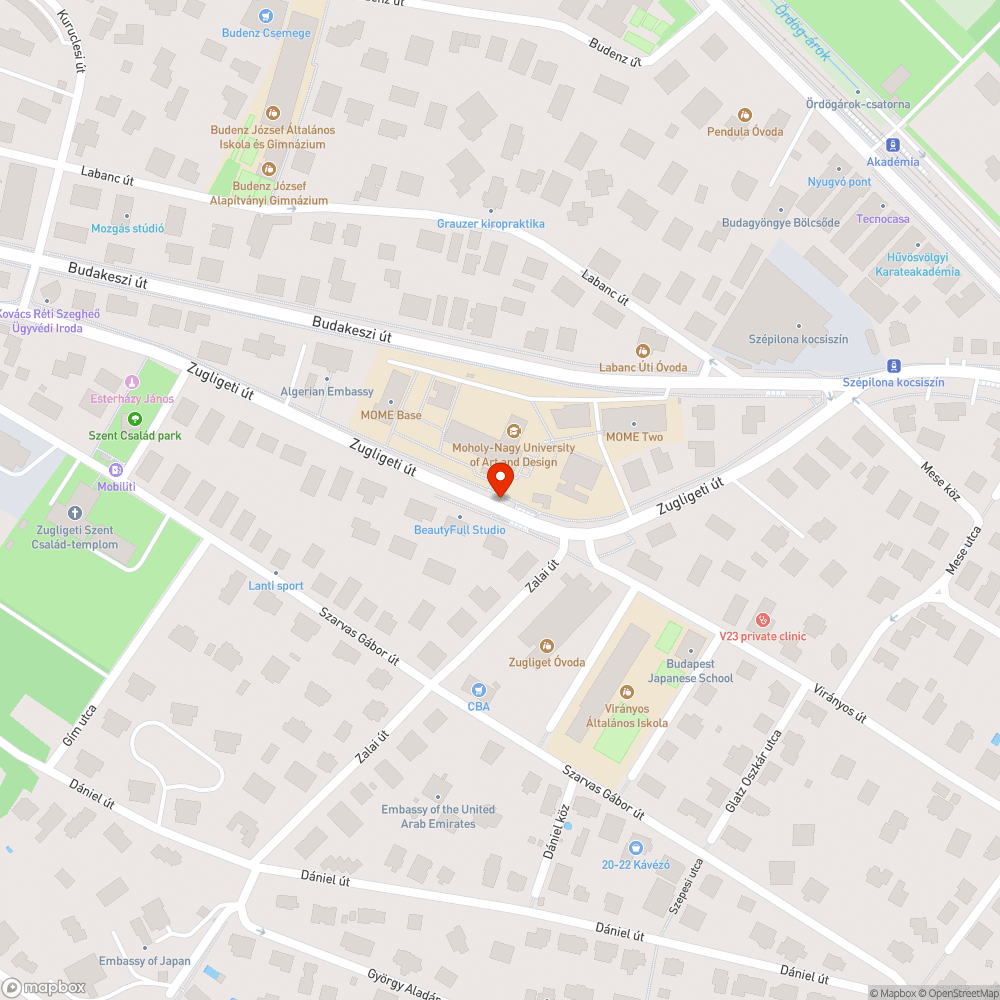 Életveszélyes zebra bejelentés helye