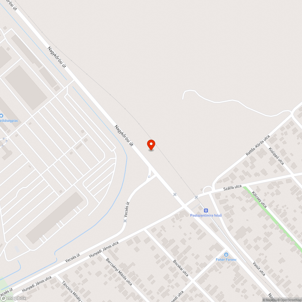 Szemét a vasút mellett bejelentés helye