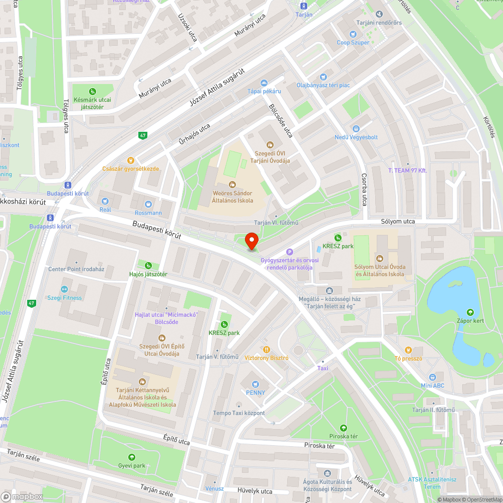 Több ponton szétnyílt járda bejelentés helye