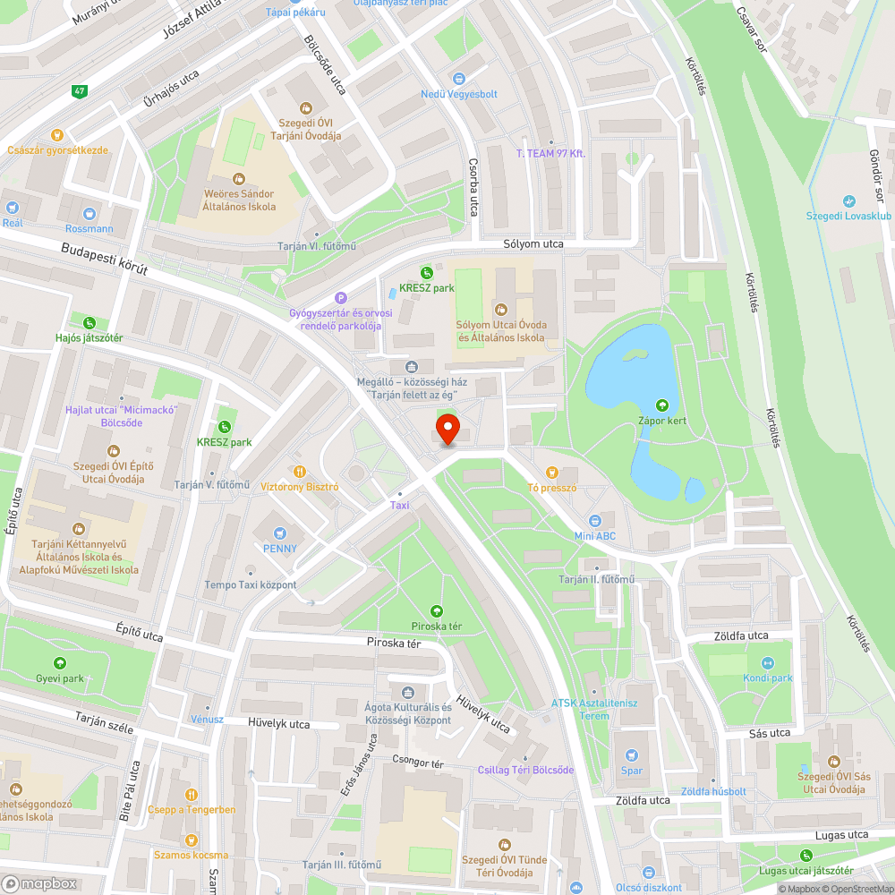 Megdőlt, rossz irányba néző tábla bejelentés helye