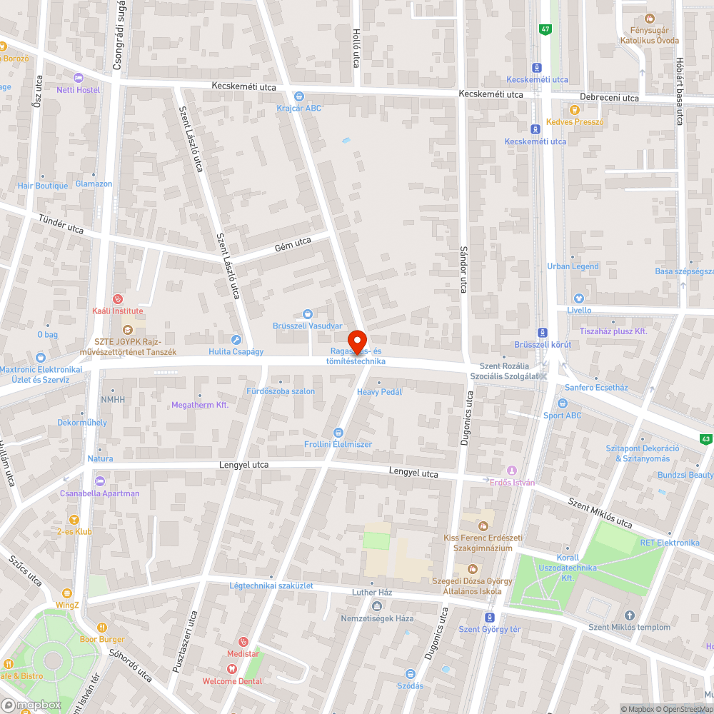 Hiányzó gyalogátkelő bejelentés helye