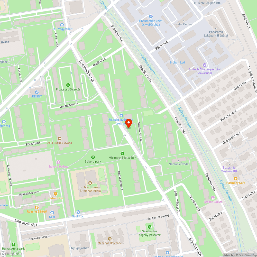 Leszakadt tájékoztató tábla bejelentés helye