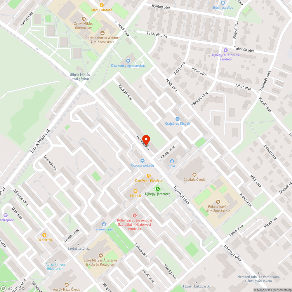 Hamarosan beszakadó és keletkező töredezett járda bejelentés helye