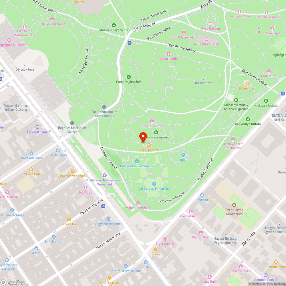 Reklám játszótéren bejelentés helye