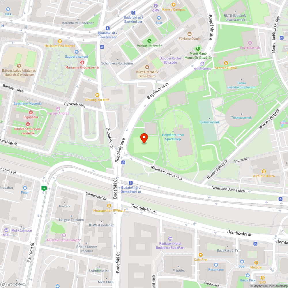 Vakító, kápráztató sportpálya-világítás bejelentés helye