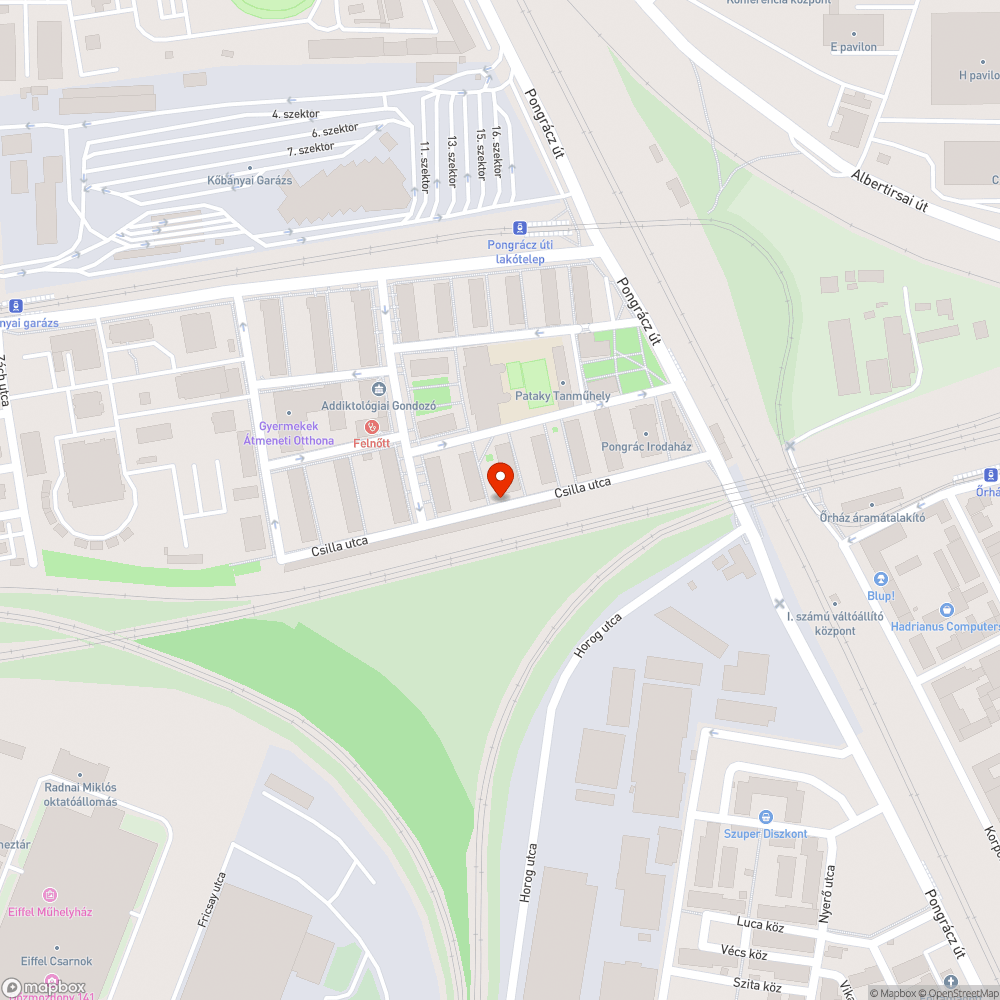 Matrac az utcán bejelentés helye