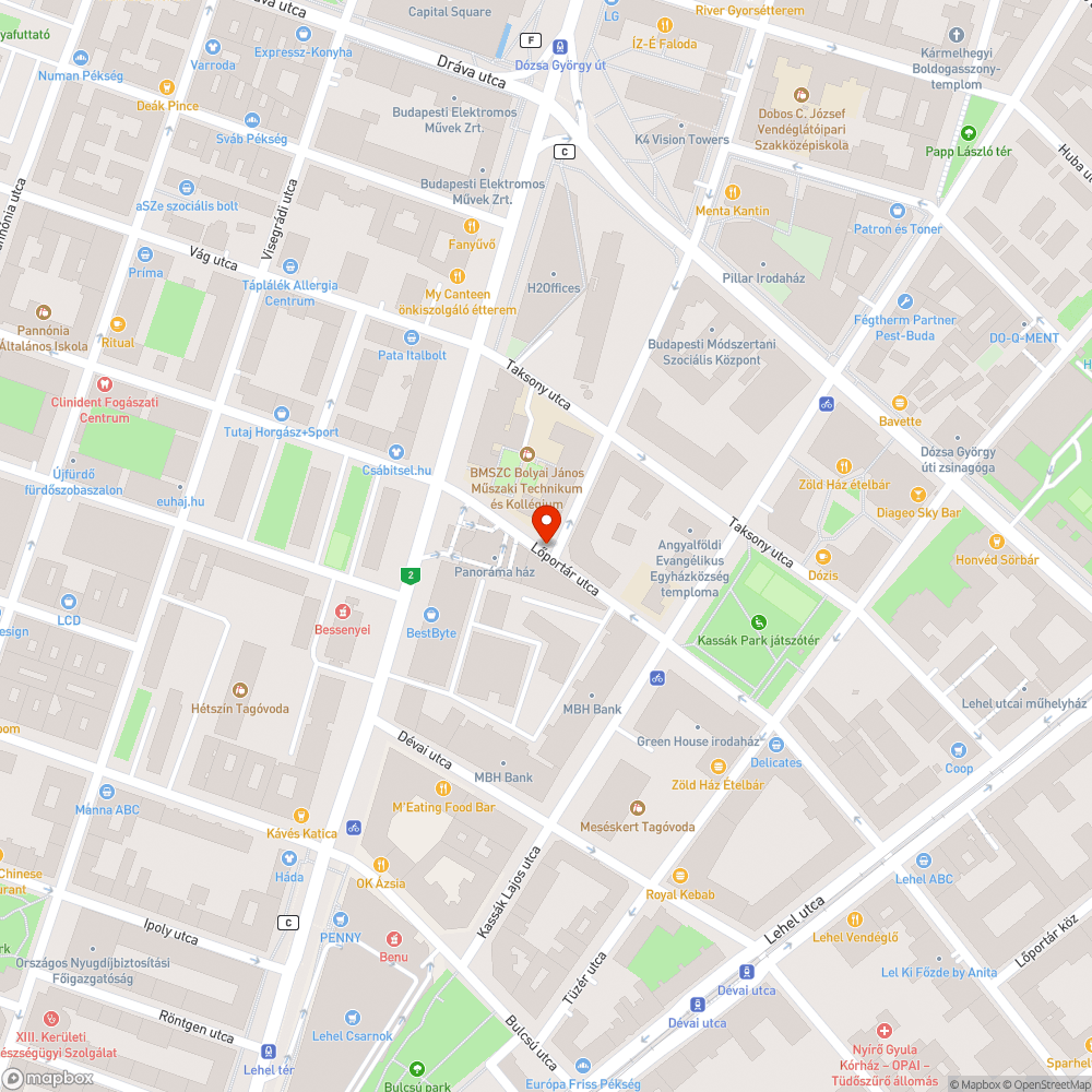 Elfoglalt jarda, balesetveszelyes gyalogosforgalom bejelentés helye