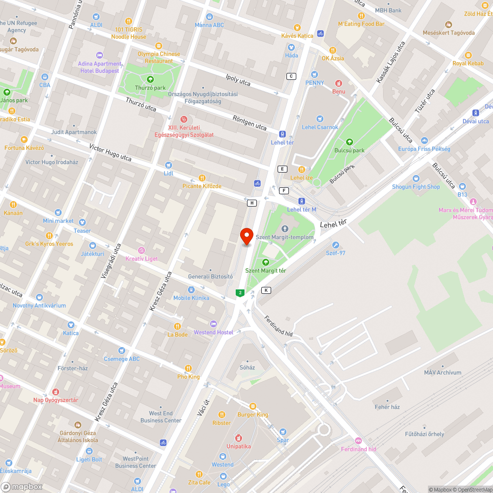 Lehel téren rendszeres járdán parkolás bejelentés helye