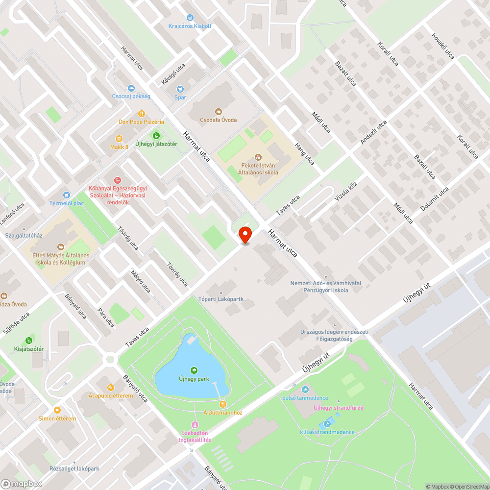 Rosszállapotú és keletkező töredezett járda bejelentés helye