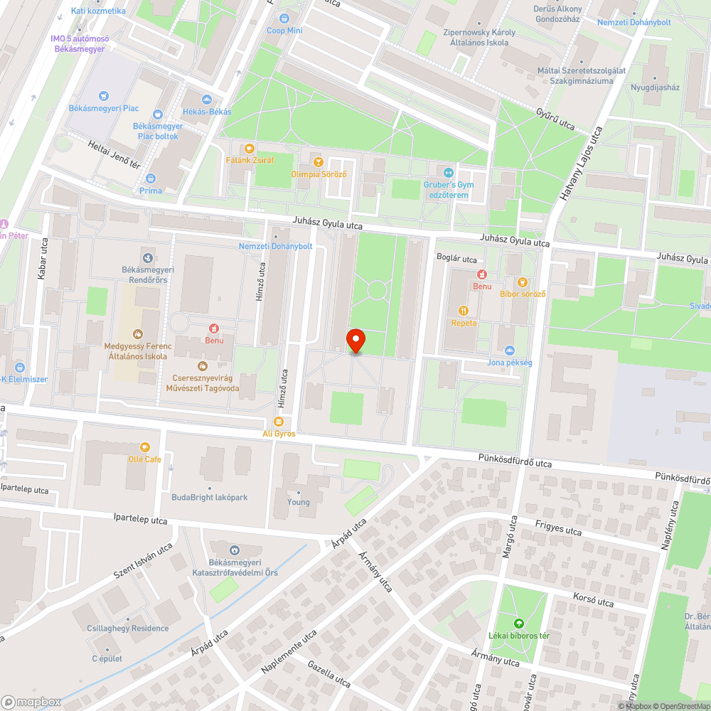 Leszakadt faágak bejelentés helye