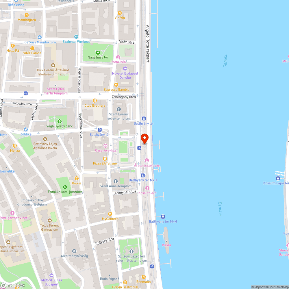 A pad eltört bejelentés helye