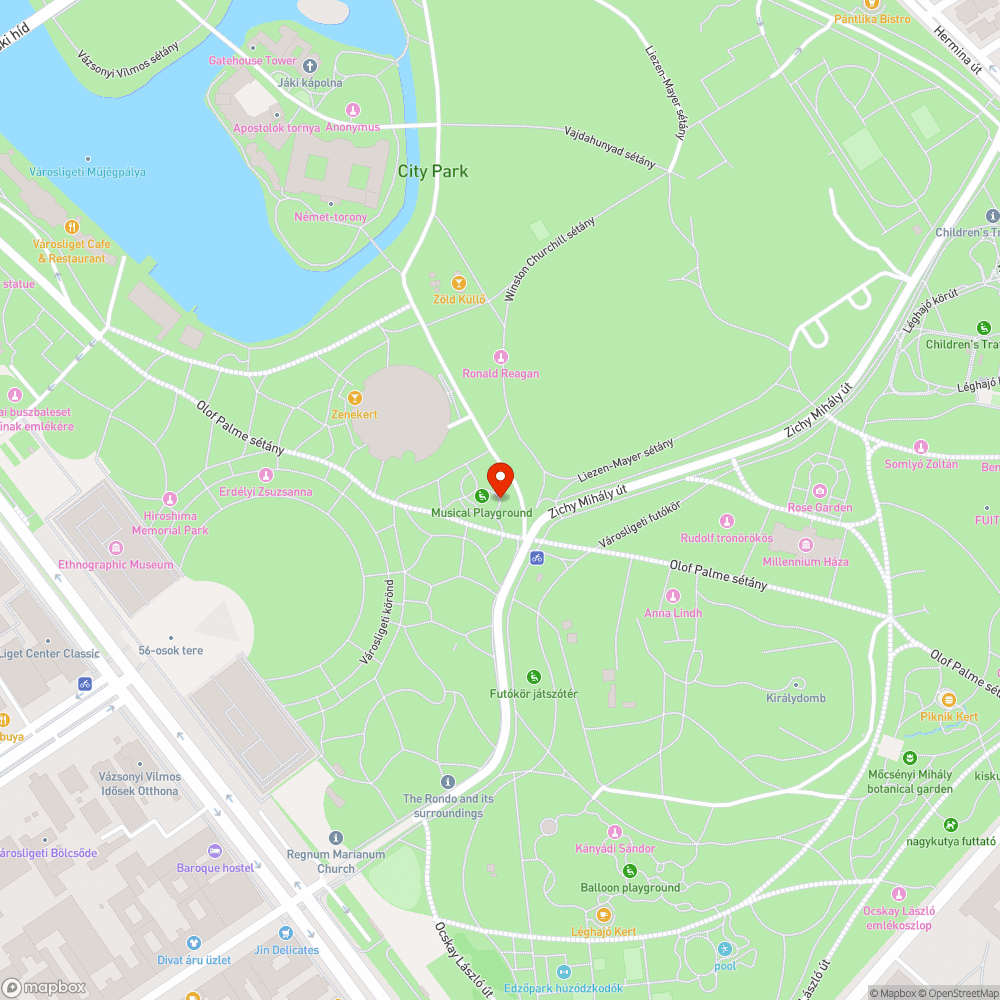 Zenés Játszótér leszakadt hangszer bejelentés helye