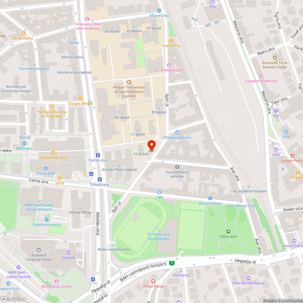 Kidöntött tábla bejelentés helye