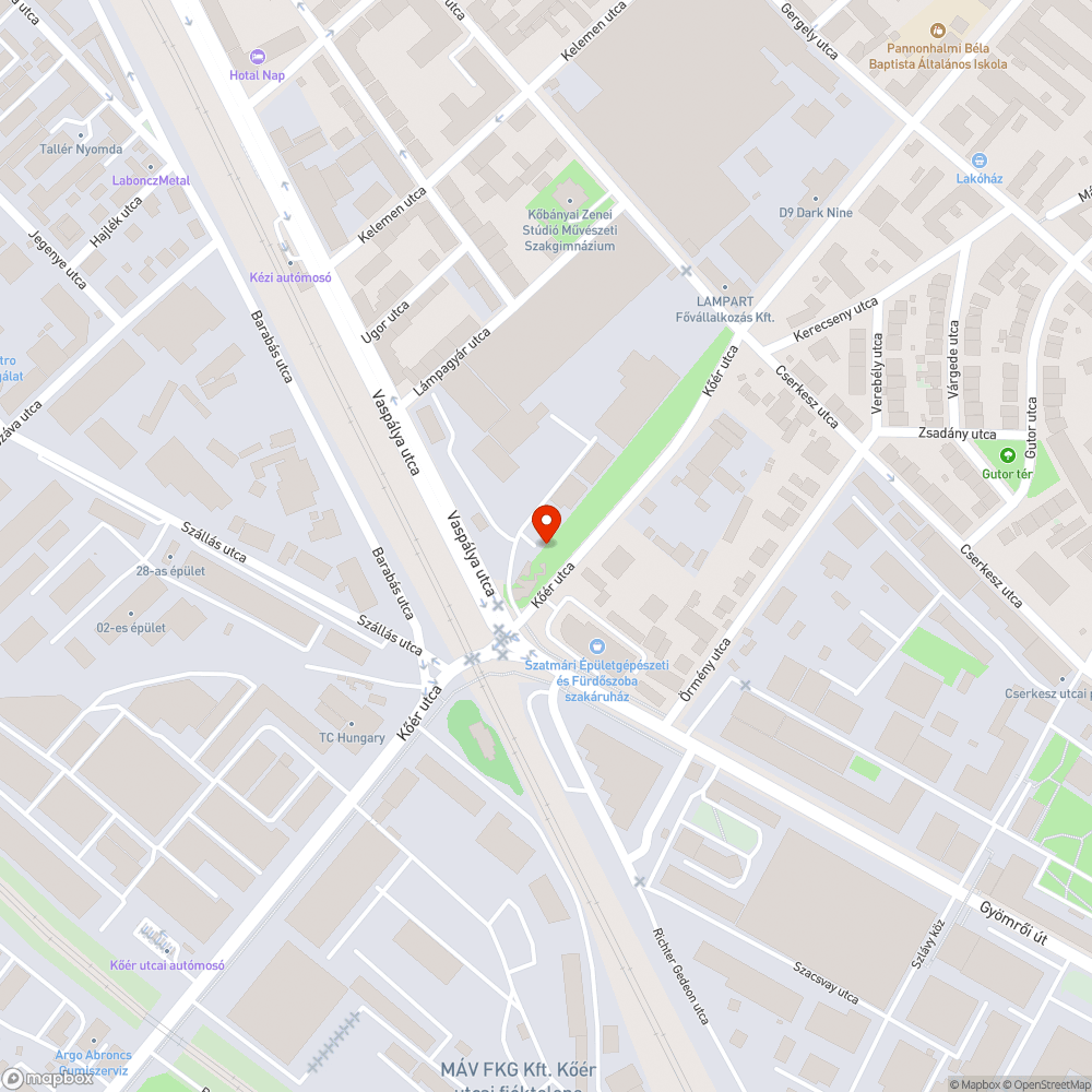 Roncs bejelentés helye