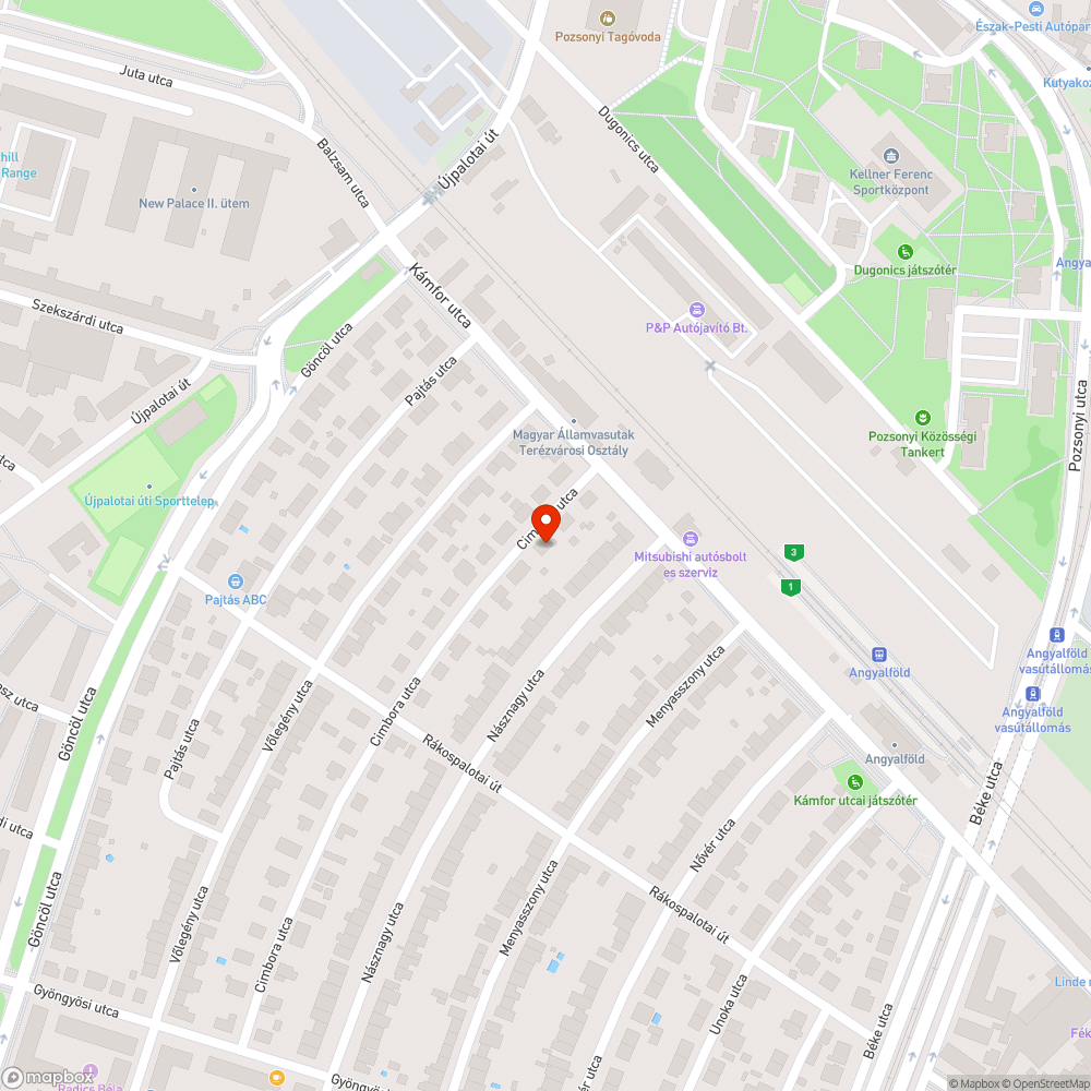 Kiszáradt facsemete bejelentés helye