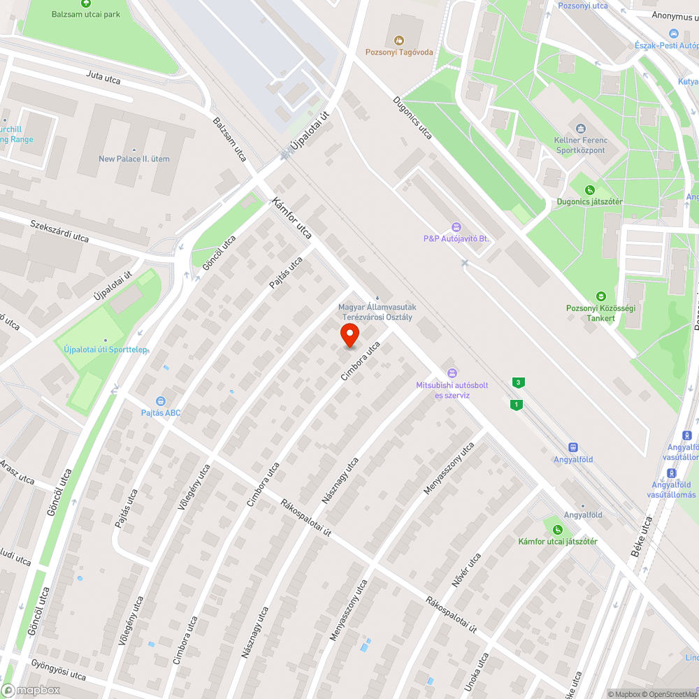 Kiszáradt facsemete bejelentés helye