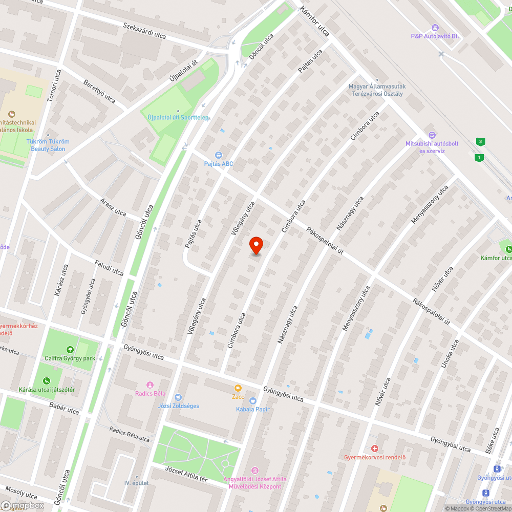 Kiszáradt facsemete bejelentés helye